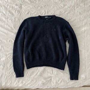 Ralph Lauren Navy Knit Pullover